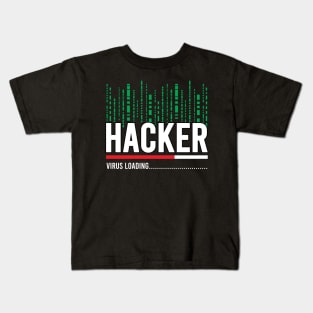 Hacker Virus Loading Kids T-Shirt